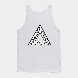 cheetah print “delta” Tank Top